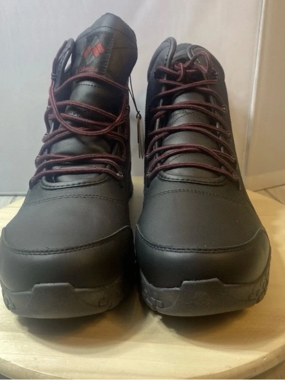Columbia Fairbanks Rover II Mid Calf Snow Boots Mens US 14 Black Waterproof NEW!
